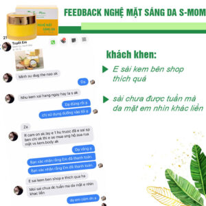 REVIEW Kem Nghệ S-Mom