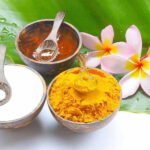 Kem gạo tinh nghệ mật ong